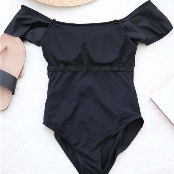 Black one piece swimsuit - Picture 2 of 5